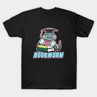 Bookworm cute design T-Shirt